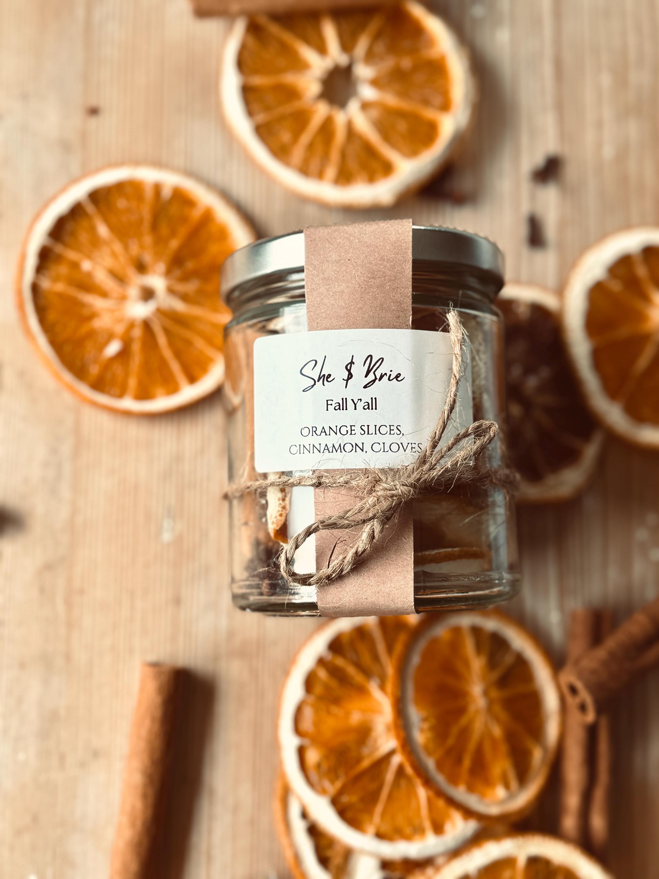 Fall Y'all Stovetop Simmering Pot Potpourri Set/ Natural Fruit and